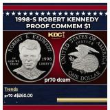 1998-S Robert Kennedy Proof Modern Commem Dollar $