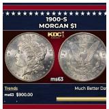 1900-s Morgan Dollar $1 Grades ms63