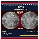 1887-s Morgan Dollar $1 ms65 SEGS