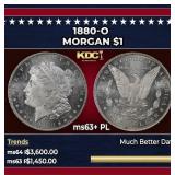 1880-o Morgan Dollar $1 ms63+ PL SEGS