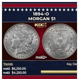 1894-o Morgan Dollar $1 ms62+ USCG