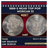 1899-s Morgan Dollar Near Top Pop $1 ms67 SEGS