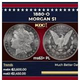 1880-o Morgan Dollar $1 ms63+ PL SEGS