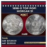 1898-o Morgan Dollar TOP POP! $1 ms68 SEGS
