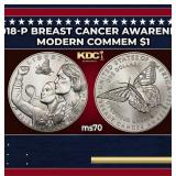 2018-p Breast Cancer Awareness Modern Commem Dolla