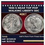 1935-s Walking Liberty Half Dollar Near Top Pop 50