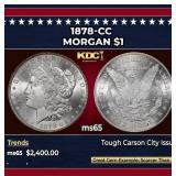 1878-cc Morgan Dollar $1 ms65 SEGS