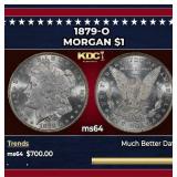 1879-o Morgan Dollar $1 Grades ms64