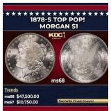 1878-s Morgan Dollar TOP POP! $1 ms68 SEGS