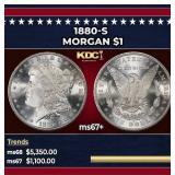 1880-s Morgan Dollar $1 ms67+ SEGS