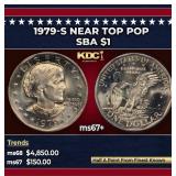1979-s Susan B. Anthony Dollar Near Top Pop $1 ms6