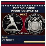 1992-s Olympic Proof Modern Commem Dollar $1 pr70