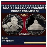 2000-p Library of Congress Proof Modern Commem Dol