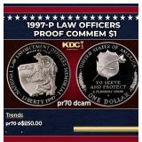 1997-P Law Officers Proof Modern Commem Dollar $1