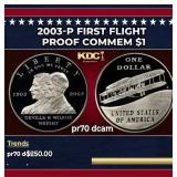 2003-P First Flight Proof Modern Commem Dollar $1