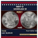 1887-o Morgan Dollar $1 ms65 SEGS