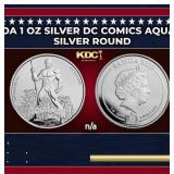2023 Samoa 1 oz Silver DC Comics Aquaman Coin