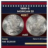 1899-s Morgan Dollar $1 ms63 USCG