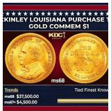 1903 McKinley Louisiana Purchase Gold Commem Dolla