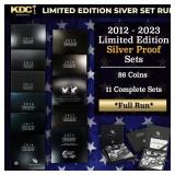 2012-2023 Limited Edition Silver Proof Sets - 86 C