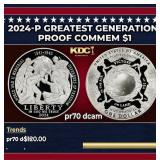 2024-p Greatest Generation Proof Modern Commem Dol