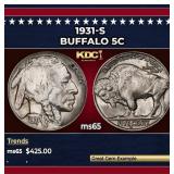 1931-s Buffalo Nickel 5c Grades ms65