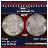 1885-cc Morgan Dollar $1 ms66+ SEGS
