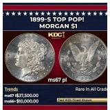 1899-s Morgan Dollar TOP POP! $1 ms67 pl SEGS