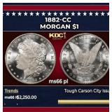 1882-cc Morgan Dollar $1 ms66 pl SEGS