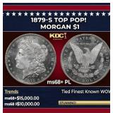 1879-s Morgan Dollar TOP POP! $1 ms68+ PL SEGS