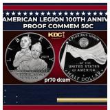 2019-s American Legion Proof Modern Commem Half Do