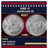 1885-o Morgan Dollar $1 ms66+ SEGS