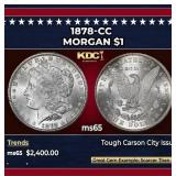 1878-cc Morgan Dollar $1 ms65 SEGS