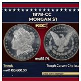 1878-cc Morgan Dollar $1 ms65 PL SEGS