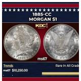 1885-cc Morgan Dollar $1 ms67 SEGS