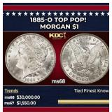 1885-o Morgan Dollar TOP POP! $1 ms68 SEGS