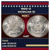 1900-o Morgan Dollar $1 ms67 SEGS