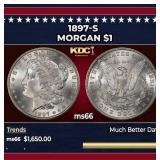 1897-s Morgan Dollar $1 ms66 SEGS