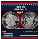 1882-cc Morgan Dollar $1 ms65+ dmpl SEGS