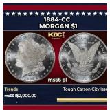 1884-cc Morgan Dollar $1 ms66 pl SEGS