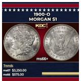 1900-o Morgan Dollar $1 ms66+ SEGS