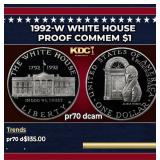 1992-W White House Proof Modern Commem Dollar $1 p