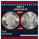 1880-s Morgan Dollar $1 Grades ms66