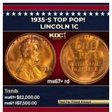 1935-s Lincoln Cent TOP POP! 1c ms67+ rd SEGS