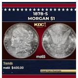 1878-s Morgan Dollar $1 Grades ms65