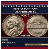1975-d Jefferson Nickel TOP POP! 5c ms67 5fs SEGS