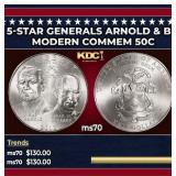 2013-d 5-Star Generals Arnold & Bradley Modern Com
