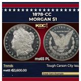 1878-cc Morgan Dollar $1 ms65 PL SEGS