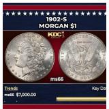 1902-s Morgan Dollar $1 ms66 SEGS