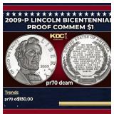 2009-P Lincoln Bicentennial Proof Modern Commem Do